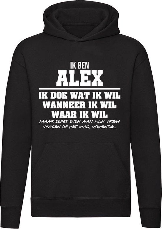 Alex Verjaardag Trui - Zwart - Unisex