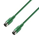 Adam Hall Cables 3 STAR MIDI 0075 GRN midi kabel 5-polig | 0,75 m