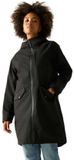 Regatta Levita Longline Waterdichte Jas met Capuchon voor Dames Zwart