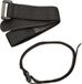 Nature Klittenboomband - Klim-En Geleide Artikel - 40x2.5 cm Zwart 2 stuks