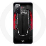 Audi RS Logo rood Maniacase Hoesje voor Samsung Galaxy S20 FE