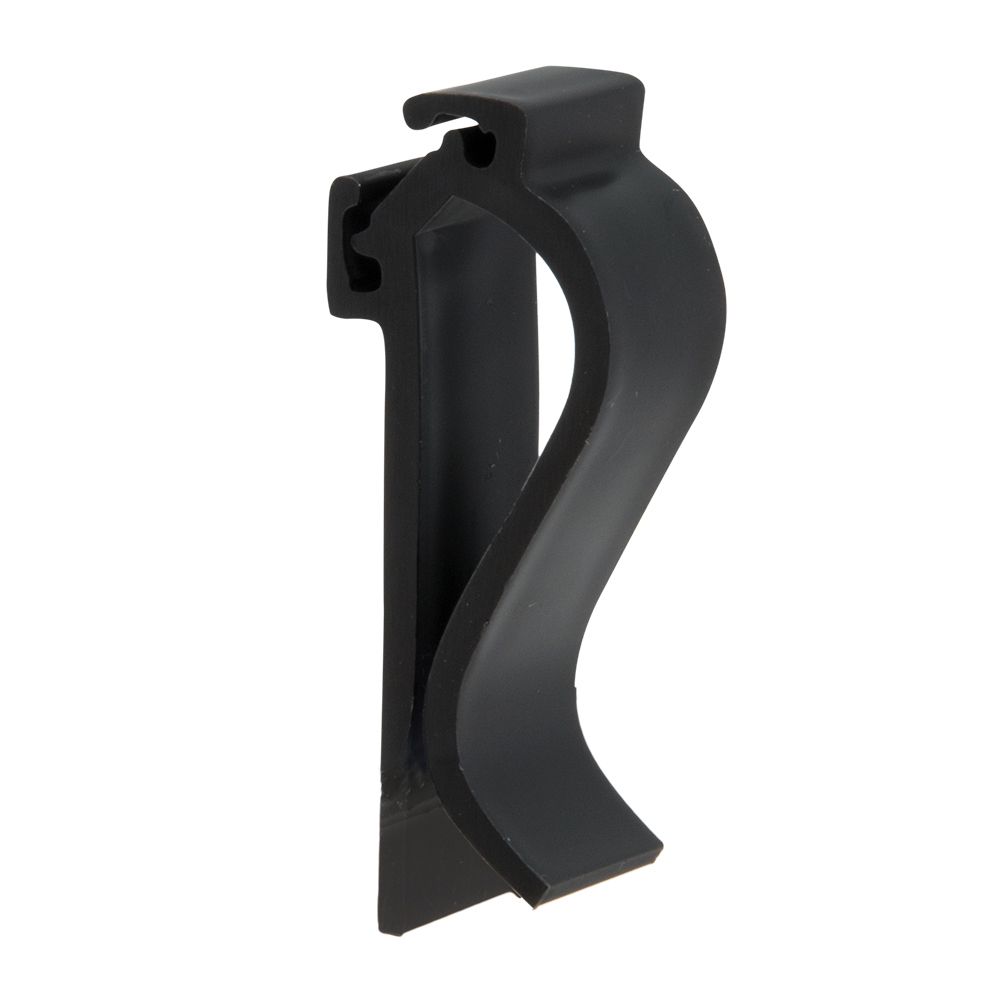 Securit TAG-HLD-CP Clip Tag Holder - Black - 6 Pieces