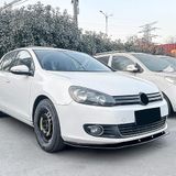 AutoStyle Voorspoilerlip compatibel met Volkswagen Golf VI 2008-2012 excl. GTi/R (Glanzend Zwart ABS)