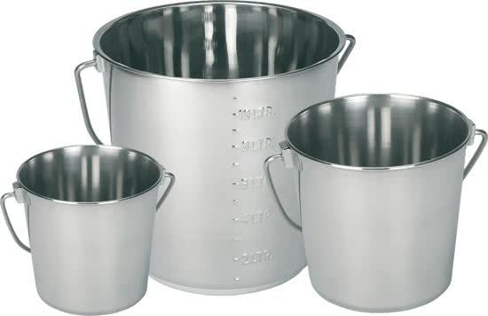 Kerbl Roestvrijstalen Emmer - 5.7 L