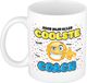 Bellatio Decorations cadeau mok voor coach - grappig - keramiek - 300 ml - coolste coach