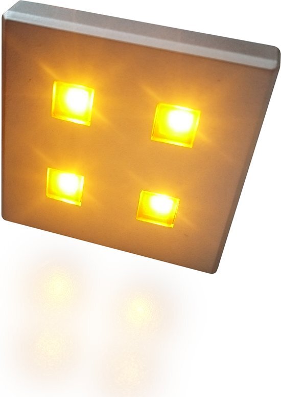 Tronix set met 6 LED-modules, 230V/12V, plug-and-play, lichtkleur AMBER 158-006