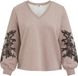 WE Fashion Dames sweater met embroideries - Curve