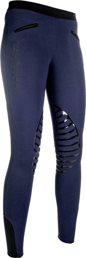 Rijlegging -Starlight- Silicoonknievlak - Kinderen - Maat 116 - Blauw/Zwart