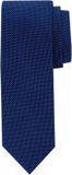 Profuomo gestipte stropdas royal blue zijde
