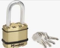 MasterLock Excell cadenas 45 mm laiton avec longueur de anse 38 mm