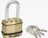MasterLock Excell cadenas 45 mm laiton avec longueur de anse 38 mm