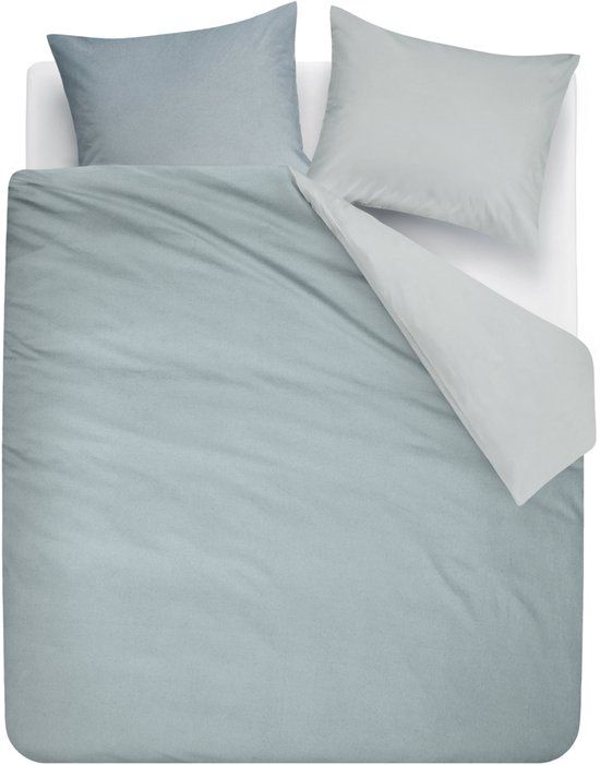Beddinghouse Warm dekbedovertrek Lits-Jumeaux Blauw Katoen 240 x 200/220 cm