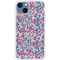 Apple iPhone 13 Liberty wiltshire bleu verstevigd hoesje met sublimatie bedrukking