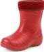 Ladeheid LA-KL-050 Kinder Regenlaarzen - Rubber - met Binnenschoen - EVA - Wasbare Binnenschoen - Rood - 23
