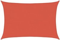 vidaXL Zonnezeil 5x6m HDPE Terracotta