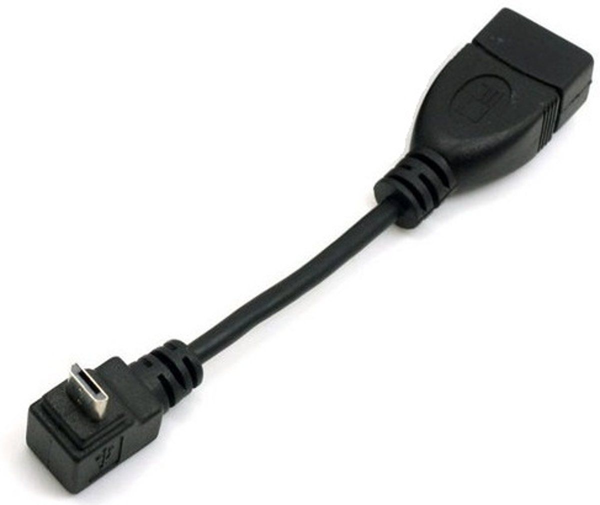 Coretek USB Micro B OTG adapter haaks - USB2.0 - 0 10 meter