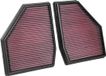 K&N Vervangingsfilter passend voor BMW M5 4.4 Turbo 2018- (Set van 2 stuks) (33-3128)