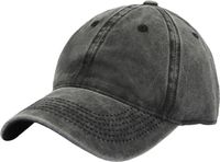 LGT JWLS Effen Baseball Cap met Faded Look - Zwart