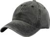LGT JWLS Effen Baseball Cap met Faded Look - Zwart