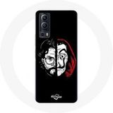 Maniacase Hoesje voor Vivo Y72 La casa de papel El Profesor Split Mask