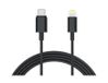 XLayer 217080 Lightning-kabel 1 m Zwart