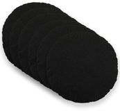 vidaXL - Kussensloop - 6 stuks - HEERLEN - Zwart - Ø 60 cm - Bouclé