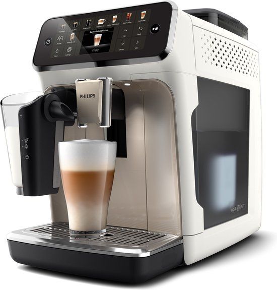Philips 5500 series EP5543/90R1 Volautomatische Espressomachine - 1.8L - Chroom/Wit