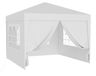 Merkloos Tuinpaviljoen 3x3 meter met UV-bescherming en afneembare zijwanden