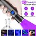 NCD E-Commerce Handel GmbH Lampe de poche UV LED rechargeable Noir Aluminium