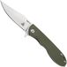 TOPS Knives Mini Scandi Folder MSF-G - Satin Elmax - Green G10