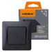 VIDEX BINERA Bouton de sonnette, noir-gris, IP20