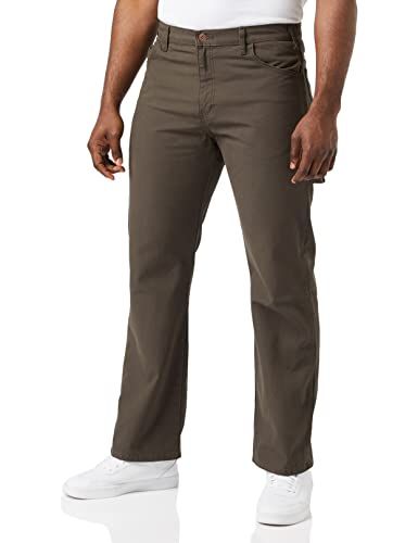 Dickies Men's Relaxed Fit Carpenter Duck Jeans - Black Olive