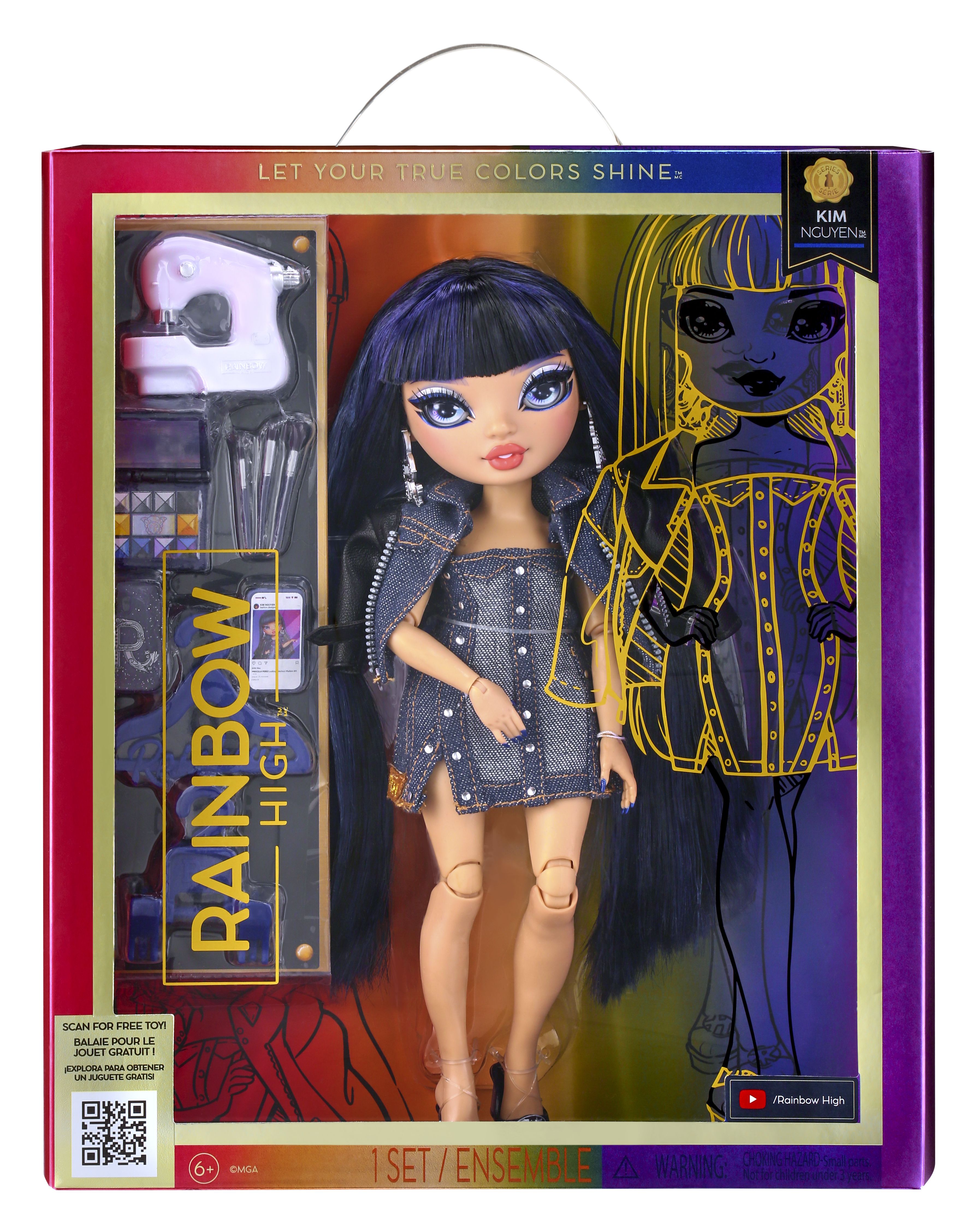Rainbow High Kim Nguyen Fashion Doll - Blue