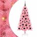 vidaXL Sapin de Noël Rose 150 cm PVC
