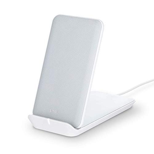 smpl - 10W draadloze oplaadstandaard, Qi-gecertificeerd, compatibel met iPhone, Samsung Galaxy en meer - wit