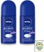 Nivea Protect & Care Deodorant Roll-On - 2 x 50 ml