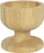 Merkloos / Sans marque Hit Trading B.V. Eierdopjes bamboe hout - Naturel - Rond - 5 cm