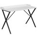 Flash Furniture Computerbureau, Staal, Zwart Laminaat Top/Zwart Frame, 60.01 x 120.02 x 80.01 cm