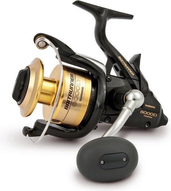Shimano Baitrunner 8000 D - Karpermolen - Slip voorop