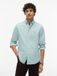 Tommy Hilfiger Chemise manches longues Homme M Coton biologique Vert