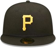 NEW ERA CAP S.A.S Pittsburgh Pirates Fitted Cap Black Yellow Cap Maat : 7/1.2