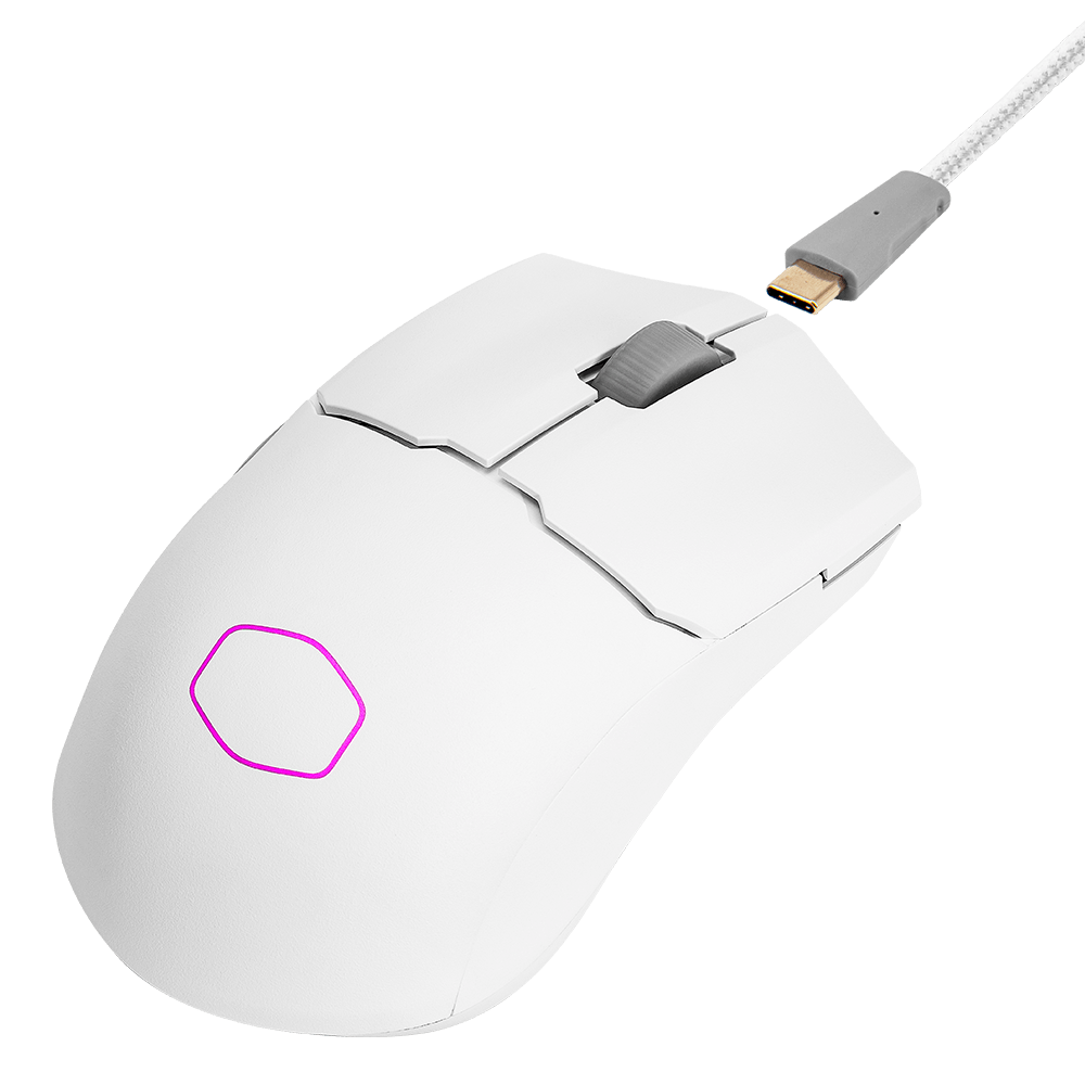 Cooler Master MM712 - Draadloze Gaming Muis - Wit