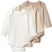 LUPILU® Lot de 3 bodies bébé (blanc/beige, 12-24 mois)