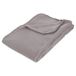 Atmosphera Polar Fleece deken of plaid - grijs - 125 x 150 cm - polyester - Bankdeken - Fleece plaid
