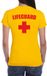 Bellatio Decorations Shoppartners Bv Lifeguard / strandwacht verkleed t-shirt - geel - voor dames - L