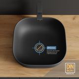 Planetmöbel Opzetwastafel 42 cm Keramiek Mat Zwart