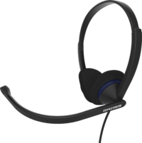 Koss headset 2 x 3.5 mm zwart