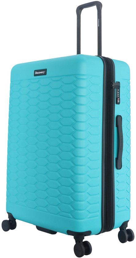 Discovery Reptile Hardcase Koffer Trolley 77 cm Turkoois