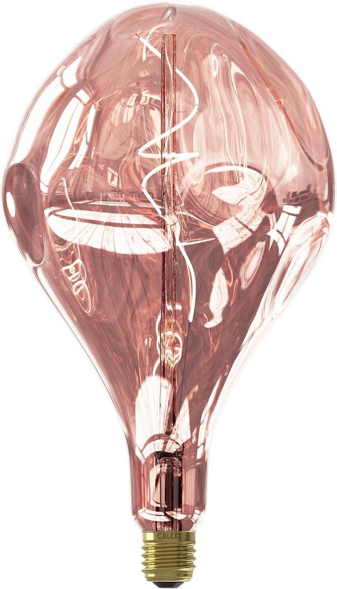 Calex ORGANIC Rose Led Lamp - Roze - Glas - E27 - 6W