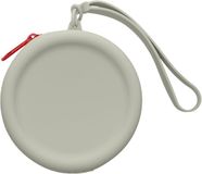 kwmobile siliconen tasje voor draadloze oordopjes in-ear Headphones hoesje - Headset etui 7 x 7 cm - Beschermhoes met rits in Regenwashed groen